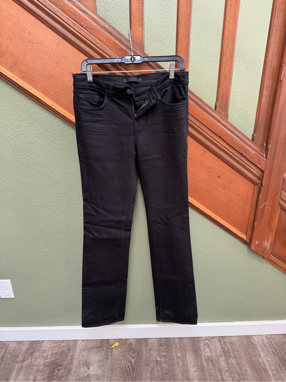 J Brand Classic Black Women's Straight-Leg Jeans